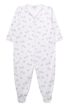 Детский хлопковый комбинезон KISSY KISSY серого цвета по цене 4660 руб., арт. KNQ06481N | Фото 1 Детский хлопковый комбинезон KISSY KISSY серого цвета, арт. KNQ06481N | Фото 1 (Материал внешний: Хлопок; Рукава: Длинные)