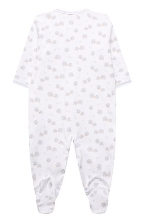 Детский хлопковый комбинезон KISSY KISSY серого цвета по цене 4660 руб., арт. KNQ06481N | Фото 2 Детский хлопковый комбинезон KISSY KISSY серого цвета, арт. KNQ06481N | Фото 2 (Материал внешний: Хлопок; Рукава: Длинные)