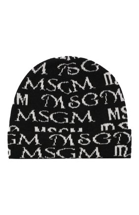 Детского шапка MSGM KIDS черного цвета по цене 5975 руб., арт. MS027837 | Фото 1 Детского шапка MSGM KIDS черного цвета, арт. MS027837 | Фото 1 (Материал: Синтетический материал, Текстиль, Шерсть, Вискоза)