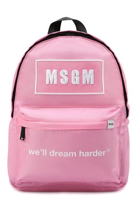 Детская рюкзак MSGM KIDS розового цвета по цене 9950 руб., арт. MS027729 | Фото 1 Детская рюкзак MSGM KIDS розового цвета, арт. MS027729 | Фото 1 (Материал: Текстиль)