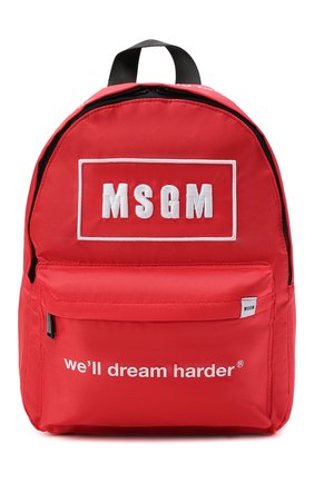 Детская рюкзак MSGM KIDS красного цвета по цене 9950 руб., арт. MS027729 | Фото 1 Детская рюкзак MSGM KIDS красного цвета, арт. MS027729 | Фото 1 (Материал: Текстиль)