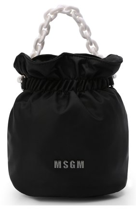 Детская сумка MSGM KIDS черного цвета по цене 7995 руб., арт. MS027718 | Фото 1 Детская сумка MSGM KIDS черного цвета, арт. MS027718 | Фото 1 (Материал: Текстиль)