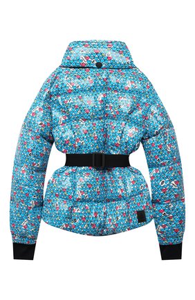 Детская пуховая куртка MONCLER голубого цвета по цене 108300 руб., арт. G2-957-1A54V-10-595GB/8-10A | Фото 2 Детская пуховая куртка MONCLER голубого цвета, арт. G2-957-1A54V-10-595GB/8-10A | Фото 2 (Рукава: Длинные; Материал внешний: Синтетический материал; Материал подклада: Синтетический материал; Материал утеплителя: Пух и перо; Кросс-КТ: Сезон: зима; Девочки Кросс-КТ: Пуховик-верхняя одежда)