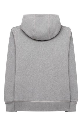 Детский хлопковое худи STONE ISLAND серого цвета по цене 16050 руб., арт. 751661740/14 | Фото 2 Детский хлопковое худи STONE ISLAND серого цвета, арт. 751661740/14 | Фото 2 (Рукава: Длинные; Материал внешний: Хлопок; Мальчики Кросс-КТ: Толстовка-одежда)
