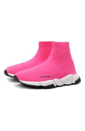 Детские текстильные кроссовки BALENCIAGA фуксия цвета по цене 36600 руб., арт. 597425/W2DBJ | Фото 1 Детские текстильные кроссовки BALENCIAGA фуксия цвета, арт. 597425/W2DBJ | Фото 1 (Материал внутренний: Текстиль; Материал внешний: Текстиль)