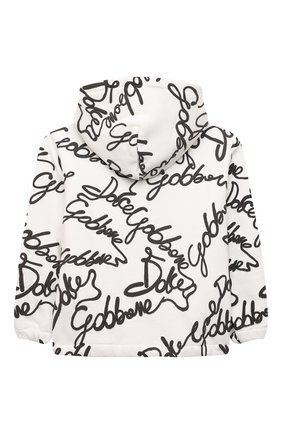 Детский хлопковая толстовка DOLCE & GABBANA белого цвета по цене 33700 руб., арт. L4JWBJ/G7BCB/8-14 | Фото 2 Детский хлопковая толстовка DOLCE & GABBANA белого цвета, арт. L4JWBJ/G7BCB/8-14 | Фото 2 (Рукава: Длинные; Материал внешний: Хлопок; Мальчики Кросс-КТ: Толстовка-одежда)