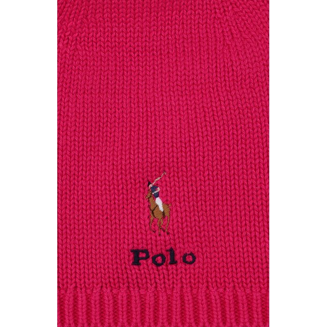 Хлопковая шапка Polo Ralph Lauren 323817499 Фото 3