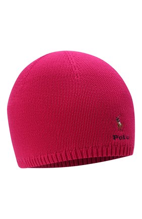 Детского хлопковая шапка POLO RALPH LAUREN фуксия цвета по цене 8320 руб., арт. 322817499 | Фото 1 Детского хлопковая шапка POLO RALPH LAUREN фуксия цвета, арт. 322817499 | Фото 1 (Материал: Текстиль, Хлопок)