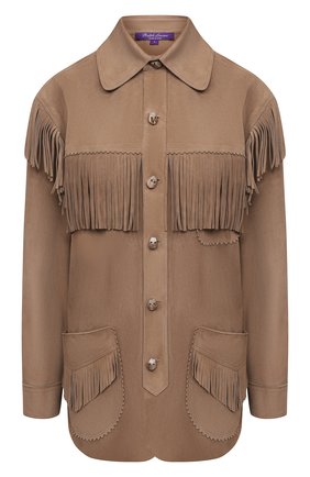 Женский замшевый жакет RALPH LAUREN светло-коричневого цвета по цене 353500 руб., арт. 290858134 | Фото 1 Женский замшевый жакет RALPH LAUREN светло-коричневого цвета, арт. 290858134 | Фото 1 (Рукава: Длинные; Длина (для топов): Стандартные, Удлиненные; 1-2-бортные: Однобортные; Женское Кросс-КТ: Жакет-одежда; Материал внешний: Замша; Стили: Гламурный)