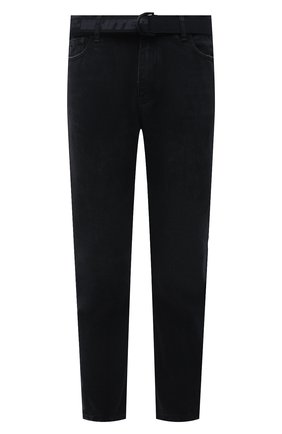 Мужские джинсы OFF-WHITE черного цвета, арт. 0MYA005F21DEN001 | Фото 1 (Силуэт М (брюки): Прямые; Кросс-КТ: Деним; Стили: Гранж; Материал внешний: Хлопок, Деним; Длина (брюки, джинсы): Укороченные)