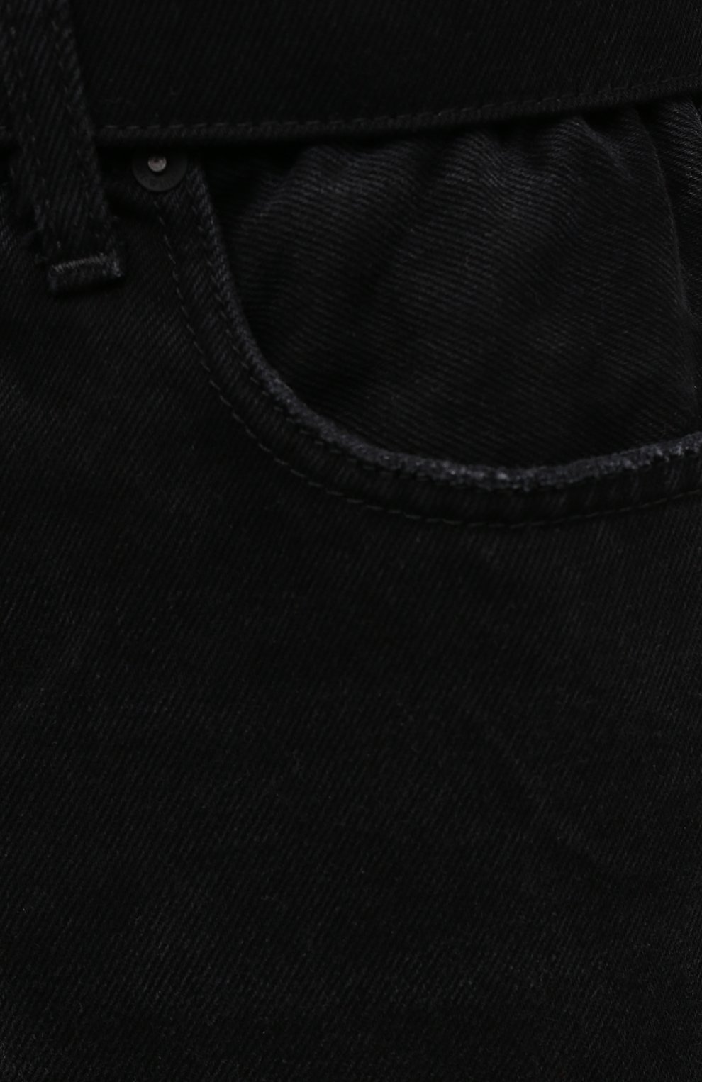 Мужские джинсы OFF-WHITE черного цвета, арт. 0MYA005F21DEN001 | Фото 5 (Силуэт М (брюки): Прямые; Кросс-КТ: Деним; Стили: Гранж; Материал внешний: Хлопок, Деним; Длина (брюки, джинсы): Укороченные)