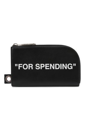 Мужской кожаный футляр OFF-WHITE черного цвета по цене 35250 руб., арт. 0MNM015F21LEA002 | Фото 2 Мужской кожаный футляр OFF-WHITE черного цвета, арт. 0MNM015F21LEA002 | Фото 2 (Кросс-КТ: обложки и футляры)