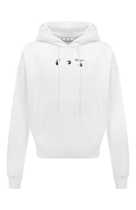 Мужской хлопковое худи OFF-WHITE белого цвета по цене 43150 руб., арт. 0MBB085F21FLE017 | Фото 1 Мужской хлопковое худи OFF-WHITE белого цвета, арт. 0MBB085F21FLE017 | Фото 1 (Материал внешний: Хлопок; Мужское Кросс-КТ: Худи-одежда; Принт: С принтом; Стили: Спорт-шик; Рукава: Длинные; Длина (для топов): Стандартные)