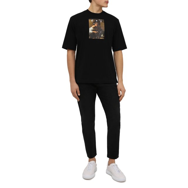 фото Хлопковая футболка off-white