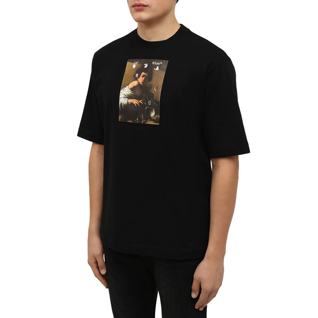 фото Хлопковая футболка off-white