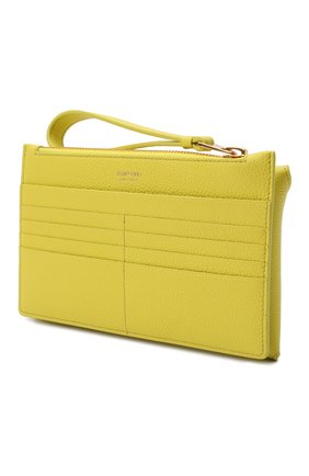 Женские кожаное портмоне TOM FORD салатового цвета по цене 69100 руб., арт. S0402T-LCL095 | Фото 2 Женские кожаное портмоне TOM FORD салатового цвета, арт. S0402T-LCL095 | Фото 2