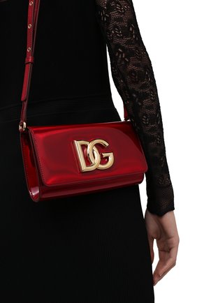 Женский клатч 3.5 DOLCE & GABBANA красного цвета по цене 99950 руб., арт. BB7082/AQ495 | Фото 2 Женский клатч 3.5 DOLCE & GABBANA красного цвета, арт. BB7082/AQ495 | Фото 2 (Материал: Натуральная кожа; Женское Кросс-КТ: Клатч-клатчи, Вечерняя сумка; Размер: mini, small; Ремень/цепочка: На ремешке)