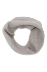 Детский кашемировый шарф-снуд OSCAR ET VALENTINE серого цвета, арт. NECK02 | Фото 1 (Материал: Текстиль, Кашемир, Шерсть)