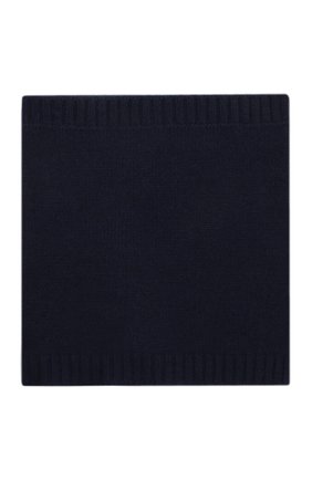 Детский кашемировый шарф-снуд OSCAR ET VALENTINE синего цвета, арт. NECK02 | Фото 2 (Материал: Шерсть, Кашемир, Текстиль)