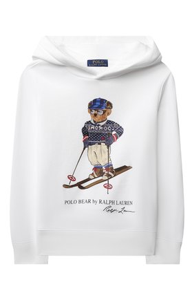 Детский хлопковое худи POLO RALPH LAUREN белого цвета по цене 8615 руб., арт. 323853823 | Фото 1 Детский хлопковое худи POLO RALPH LAUREN белого цвета, арт. 323853823 | Фото 1 (Рукава: Длинные; Материал внешний: Хлопок; Мальчики Кросс-КТ: Толстовка-одежда)