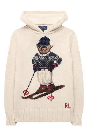 Детский хлопковое худи POLO RALPH LAUREN кремвого цвета по цене 15300 руб., арт. 323853490 | Фото 1 Детский хлопковое худи POLO RALPH LAUREN кремвого цвета, арт. 323853490 | Фото 1 (Рукава: Длинные; Материал внешний: Хлопок; Мальчики Кросс-КТ: Толстовка-одежда)