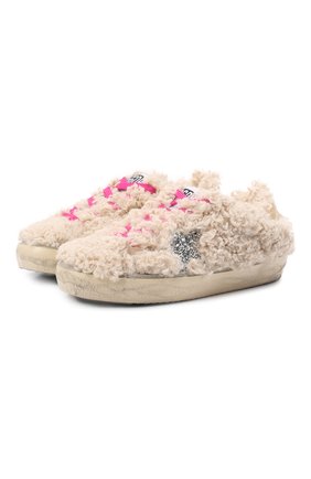Детские кеды GOLDEN GOOSE DELUXE BRAND бежевого цвета по цене 26850 руб., арт. GYF00101.F002022 | Фото 1 Детские кеды GOLDEN GOOSE DELUXE BRAND бежевого цвета, арт. GYF00101.F002022 | Фото 1 (Материал внешний: Текстиль; Материал внутренний: Натуральная кожа, Текстиль)