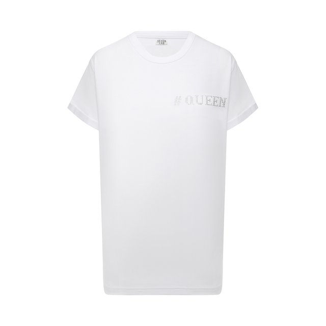 Хлопковая футболка Seven Lab