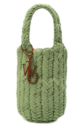 Женский сумка-шопер knitted JW ANDERSON зеленого цвета по цене 24650 руб., арт. HB0419 FA0110 | Фото 1 Женский сумка-шопер knitted JW ANDERSON зеленого цвета, арт. HB0419 FA0110 | Фото 1 (Материал: Текстиль; Размер: medium; Сумки-технические: Сумки-шопперы)