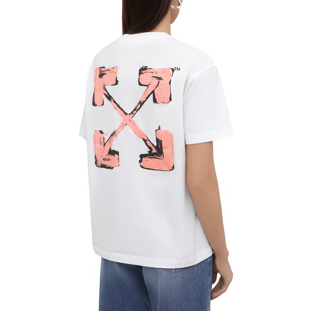 фото Хлопковая футболка off-white
