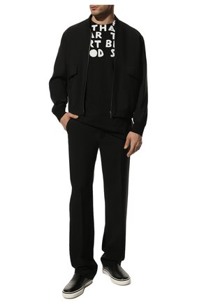 Мужская хлопковая футболка MAISON MARGIELA черного цвета по цене 27450 руб., арт. S50GC0663/S22816 | Фото 2 Мужская хлопковая футболка MAISON MARGIELA черного цвета, арт. S50GC0663/S22816 | Фото 2 (Рукава: Короткие; Длина (для топов): Стандартные; Материал внешний: Хлопок; Принт: С принтом; Стили: Кэжуэл; Shop in Shop M: Футболки)