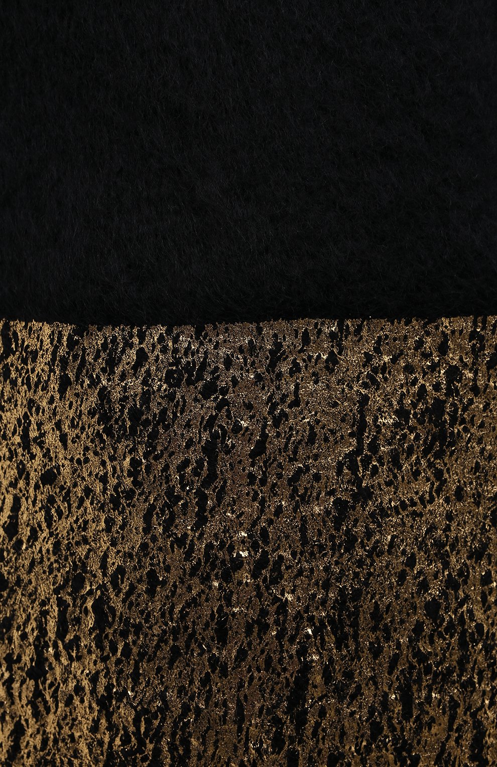 Мужской свитер DOLCE & GABBANA черного цвета, арт. GXH58T/JCMI7 | Фото 5 (Материал внешний: Шерсть, Синтетический материал; Рукава: Длинные; Длина (для топов): Стандартные; Стили: Гранж; Принт: С принтом; Мужское Кросс-КТ: Свитер-одежда)
