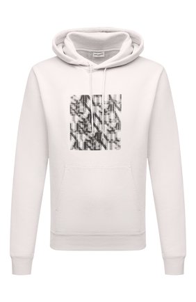 Мужской хлопковое худи SAINT LAURENT кремвого цвета по цене 56700 руб., арт. 665272/Y36HQ | Фото 1 Мужской хлопковое худи SAINT LAURENT кремвого цвета, арт. 665272/Y36HQ | Фото 1 (Материал внешний: Хлопок; Рукава: Длинные; Длина (для топов): Стандартные; Мужское Кросс-КТ: Худи-одежда; Принт: С принтом; Стили: Спорт-шик)