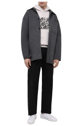 Мужской хлопковое худи SAINT LAURENT кремвого цвета по цене 56700 руб., арт. 665272/Y36HQ | Фото 2 Мужской хлопковое худи SAINT LAURENT кремвого цвета, арт. 665272/Y36HQ | Фото 2 (Материал внешний: Хлопок; Рукава: Длинные; Длина (для топов): Стандартные; Мужское Кросс-КТ: Худи-одежда; Принт: С принтом; Стили: Спорт-шик)