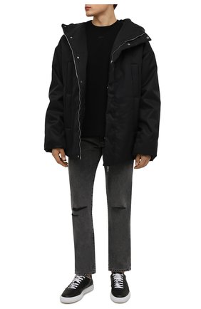 Мужские джинсы OFF-WHITE серого цвета по цене 42650 руб., арт. 0MYA128F21DEN001 | Фото 2 Мужские джинсы OFF-WHITE серого цвета, арт. 0MYA128F21DEN001 | Фото 2 (Материал внешний: Хлопок; Кросс-КТ: Деним; Силуэт М (брюки): Прямые; Стили: Гранж; Длина (брюки, джинсы): Стандартные)