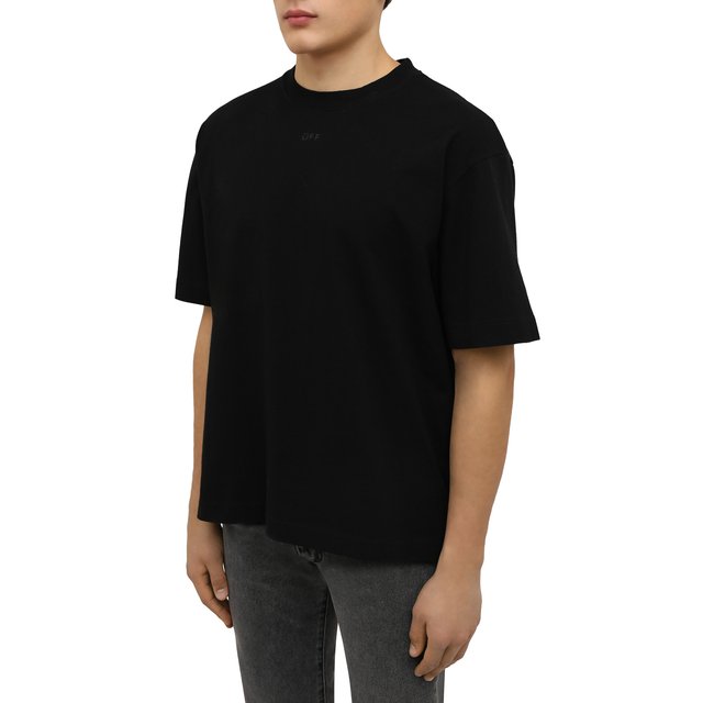 фото Хлопковая футболка off-white