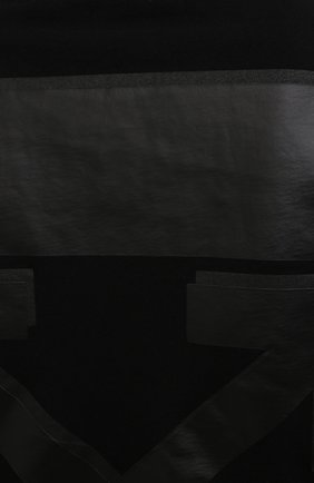 Мужская хлопковая футболка OFF-WHITE черного цвета, арт. 0MAA120F21JER006 | Фото 5 (Рукава: Короткие; Длина (для топов): Стандартные; Принт: С принтом; Материал внешний: Хлопок; Стили: Спорт-шик, Кэжуэл)