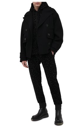 Мужской хлопковое худи DOLCE & GABBANA темно-серого цвета по цене 85500 руб., арт. G9VZ0T/G7YTH | Фото 2 Мужской хлопковое худи DOLCE & GABBANA темно-серого цвета, арт. G9VZ0T/G7YTH | Фото 2 (Материал внешний: Хлопок; Рукава: Длинные; Длина (для топов): Стандартные; Мужское Кросс-КТ: Худи-одежда; Принт: С принтом; Стили: Спорт-шик)