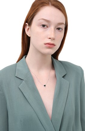 Женское колье J-POINT серебряного цвета по цене 61000 руб., арт. ИПГ857.73.070921.16W | Фото 2 Женское колье J-POINT серебряного цвета, арт. ИПГ857.73.070921.16W | Фото 2 (Материал: Золото)