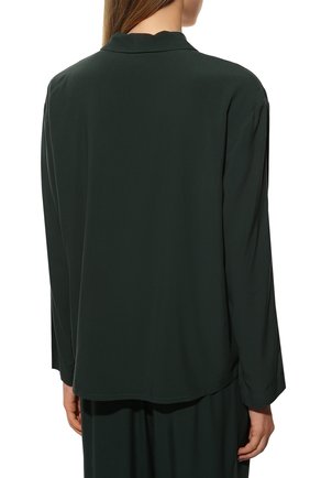 Женская пижама из вискозы SIMONE PERELE темно-зеленого цвета, арт. 18S957-18S660 | Фото 4 (Длина Ж (юбки, платья, шорты): Мини; Длина (брюки, джинсы): Стандартные; Рукава: На бретелях; Длина (для топов): Стандартные; Материал внешний: Вискоза)