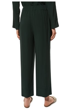 Женская пижама из вискозы SIMONE PERELE темно-зеленого цвета, арт. 18S957-18S660 | Фото 6 (Длина Ж (юбки, платья, шорты): Мини; Длина (брюки, джинсы): Стандартные; Рукава: На бретелях; Длина (для топов): Стандартные; Материал внешний: Вискоза)