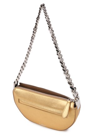 Женская сумка olympia medium BURBERRY золотого цвета по цене 122000 руб., арт. 8047018 | Фото 5 Женская сумка olympia medium BURBERRY золотого цвета, арт. 8047018 | Фото 5 (Сумки-технические: Сумки через плечо; Размер: medium; Материал: Натуральная кожа)