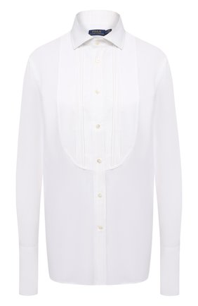 Женская хлопковая рубашка POLO RALPH LAUREN белого цвета по цене 14750 руб., арт. 211815383 | Фото 1 Женская хлопковая рубашка POLO RALPH LAUREN белого цвета, арт. 211815383 | Фото 1 (Материал внешний: Хлопок; Длина (для топов): Удлиненные; Рукава: Длинные; Женское Кросс-КТ: Рубашка-одежда; Стили: Классический)