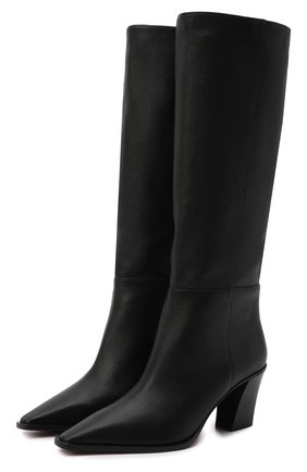 Женские кожаные сапоги matisse 70 AQUAZZURA черного цвета по цене 86700 руб., арт. MSEMIDB0-SCA-000 | Фото 1 Женские кожаные сапоги matisse 70 AQUAZZURA черного цвета, арт. MSEMIDB0-SCA-000 | Фото 1 (Подошва: Плоская; Каблук высота: Средний; Высота голенища: Средние; Материал внутренний: Натуральная кожа; Каблук тип: Устойчивый; Материал внешний: Кожа; Материал утеплителя: Без утеплителя)