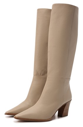 Женские кожаные сапоги matisse 70 AQUAZZURA бежевого цвета по цене 86700 руб., арт. MSEMIDB0-SCA-SFB | Фото 1 Женские кожаные сапоги matisse 70 AQUAZZURA бежевого цвета, арт. MSEMIDB0-SCA-SFB | Фото 1 (Материал внутренний: Натуральная кожа; Каблук высота: Средний; Подошва: Плоская; Высота голенища: Средние; Каблук тип: Устойчивый; Материал внешний: Кожа; Материал утеплителя: Без утеплителя)