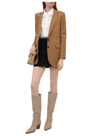 Женские кожаные сапоги matisse 70 AQUAZZURA бежевого цвета по цене 86700 руб., арт. MSEMIDB0-SCA-SFB | Фото 2 Женские кожаные сапоги matisse 70 AQUAZZURA бежевого цвета, арт. MSEMIDB0-SCA-SFB | Фото 2 (Материал внутренний: Натуральная кожа; Каблук высота: Средний; Подошва: Плоская; Высота голенища: Средние; Каблук тип: Устойчивый; Материал внешний: Кожа; Материал утеплителя: Без утеплителя)