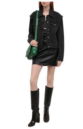 Женские кожаные сапоги portland 85 AQUAZZURA черного цвета по цене 86700 руб., арт. P0RMIDB0-CFS-000 | Фото 2 Женские кожаные сапоги portland 85 AQUAZZURA черного цвета, арт. P0RMIDB0-CFS-000 | Фото 2 (Высота голенища: Средние; Материал внутренний: Натуральная кожа; Подошва: Плоская; Каблук высота: Высокий; Каблук тип: Устойчивый; Материал внешний: Кожа; Материал утеплителя: Без утеплителя)