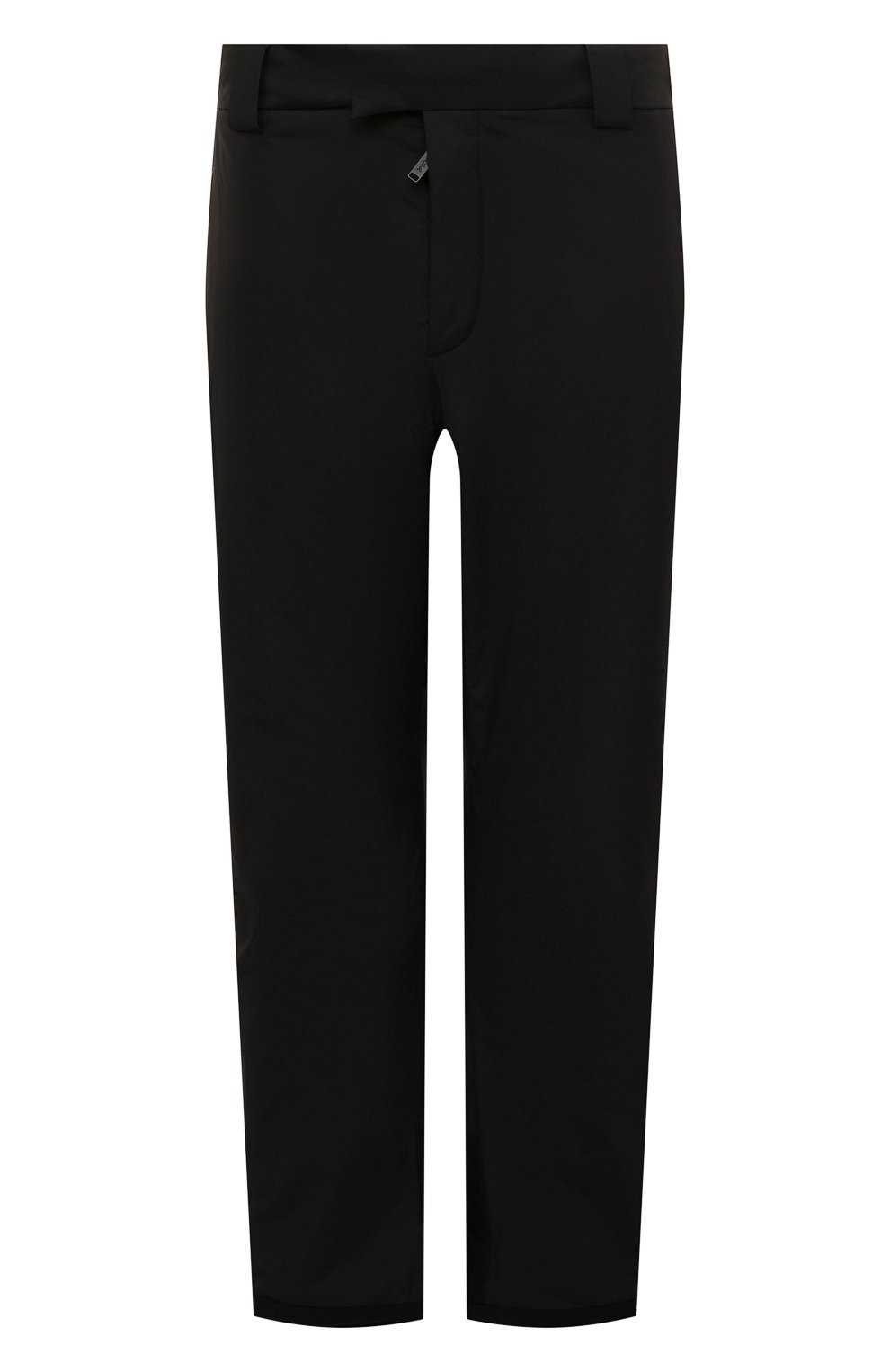 Мужские утепленные брюки PRADA черного цвета, арт. SPH18-1XV1-F0002-192 | Фото 1 (Материал внешний: Синтетический материал; Стили: Спорт-шик; Кросс-КТ: другое)