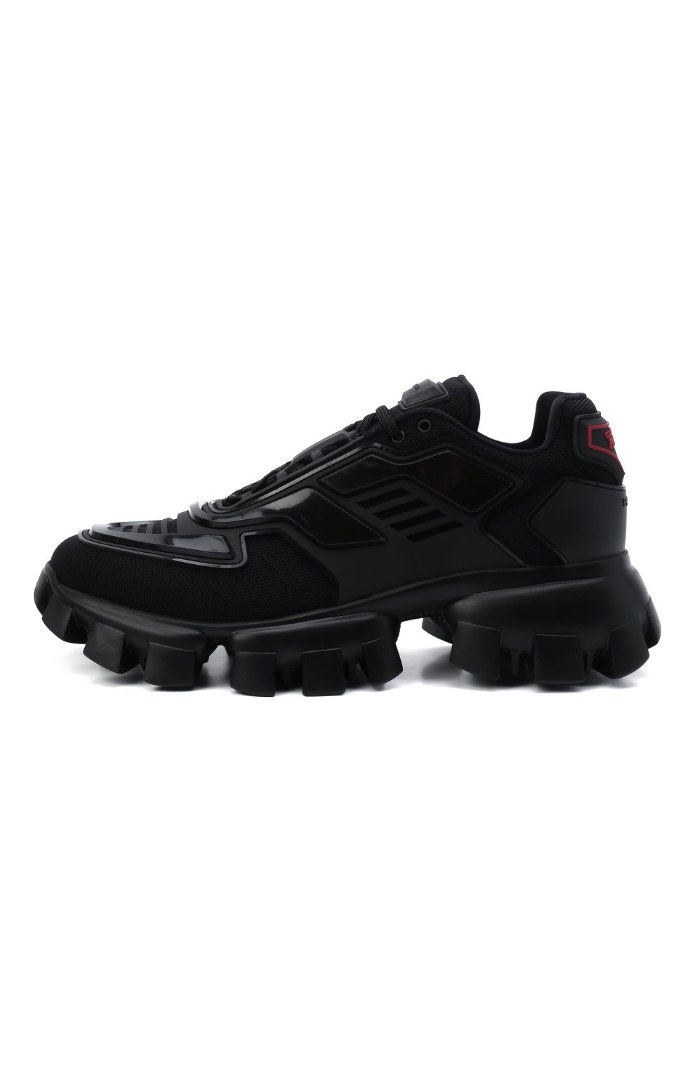 Мужские кроссовки cloudbust thunder PRADA черного цвета, арт. 2EG293-3KZU-F0002 | Фото 4 (Материал внешний: Текстиль; Стили: Классический; Материал утеплителя: Без утеплителя)