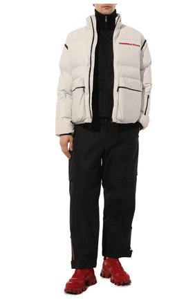 Мужские кроссовки cloudbust thunder PRADA LINEA ROSSA красного цвета по цене 79000 руб., арт. 2EG293-3KZU-F0LXN | Фото 2 Мужские кроссовки cloudbust thunder PRADA LINEA ROSSA красного цвета, арт. 2EG293-3KZU-F0LXN | Фото 2 (Материал внешний: Текстиль; Стили: Гранж)