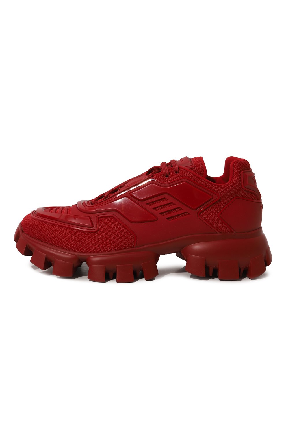 Мужские кроссовки cloudbust thunder PRADA красного цвета, арт. 2EG293-3KZU-F0LXN | Фото 4 (Материал внешний: Текстиль; Стили: Классический; Материал утеплителя: Без утеплителя)